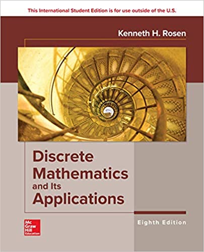 Discrete mathematics and its applications, 8th edition, Global edition